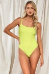 Pacifica By Sunsets Ariel One Piece Swimsuit In Bright Pear