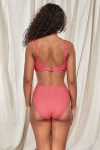 Pacifica By Sunsets Astrid High Waist In Hibiscus Tea