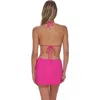 Pacifica By Sunsets Cove Cover-up Mini Skirt In Pink