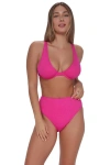 Pacifica By Sunsets Emery Underwire Bikini Swimsuit Top In Pink