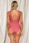 Pacifica By Sunsets Fiona One Piece In Hibiscus Tea