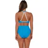 Pacifica By Sunsets Hannah High Waist Bikini Swim Bottoms In Purple