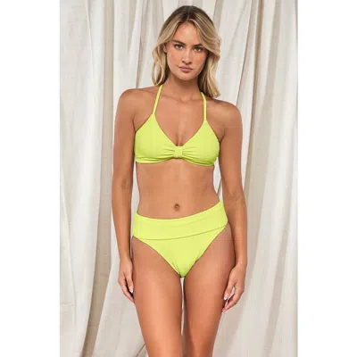 Pacifica By Sunsets Indie Bralette Bikini Swimsuit Top In Bright Pear