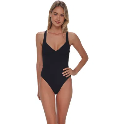 Pacifica By Sunsets Mazzy One Piece Swimsuit In Black