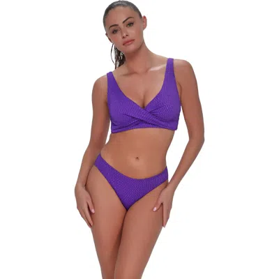 Pacifica By Sunsets Mirabella Bikini Swimsuit Top In Purple