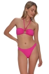Pacifica By Sunsets Nina Bandeau Bikini Swimsuit Top In Pink
