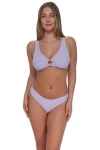 Pacifica By Sunsets Oceana Bikini Swimsuit Top In Purple