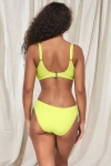Pacifica By Sunsets Penny Hipster Bikini Swim Bottoms In Bright Pear