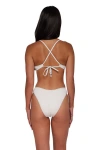 Pacifica By Sunsets Sandy Scoop Bikini Swim Bottoms In White