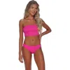 Pacifica By Sunsets Shellie Tube Top Bikini Swimsuit In Pink