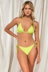 Pacifica By Sunsets Tiana Triangle Bikini Swimsuit Top In Bright Pear