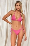 Pacifica By Sunsets Tiana Triangle Bikini Swimsuit Top In Dragon Fruit