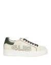 Paciotti 4us Man Sneakers Ivory Size 9 Calfskin In White