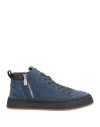 Paciotti 4us Man Sneakers Navy Size 8 Leather