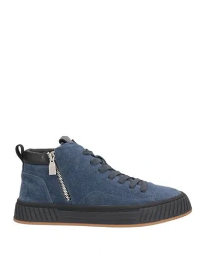 Paciotti 4us Man Sneakers Navy Size 8 Leather
