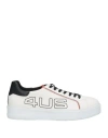 Paciotti 4us Man Sneakers White Size 7 Calfskin In White