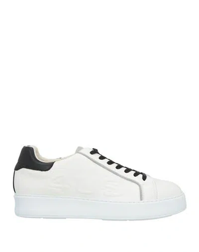 Paciotti 4us Man Sneakers White Size 8 Calfskin