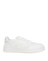 Paciotti 4us Man Sneakers White Size 9 Leather In White