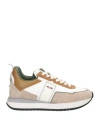 Paciotti 4us Man Sneakers White Size 9 Textile Fibers, Leather In White