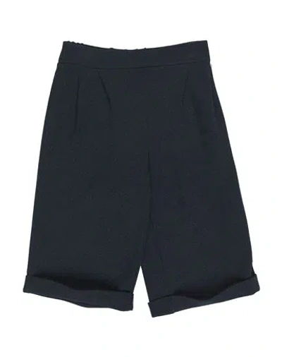 Paciotti 4us Babies'  Toddler Girl Pants Navy Size 6 Viscose, Polyester, Polyamide, Metallic Fiber, Elastane