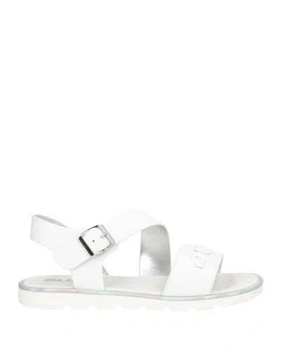 Paciotti 4us Woman Sandals White Size 7 Leather