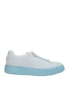 Paciotti 4us Woman Sneakers Sky Blue Size 11 Synthetisches Material In Blue
