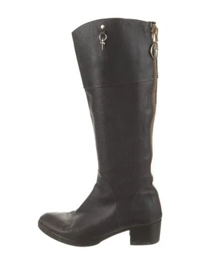 Pre-owned Paciotti Leather Boots In Black