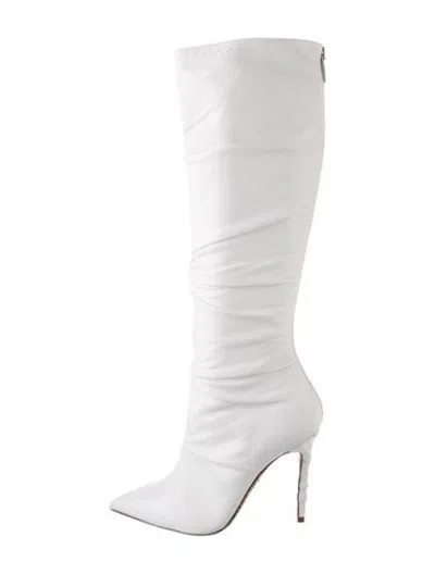 Pre-owned Paciotti Leather Boots In White