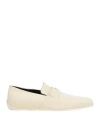 Paciotti Man Loafers Beige Size 8.5 Leather In Neutral