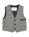 Paciotti Toddler Boy Tailored Vest Black Size 6 Polyester, Viscose, Elastane In Black