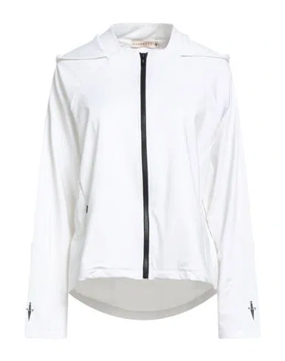 Paciotti Woman Sweatshirt Off White Size L Polyester, Elastane