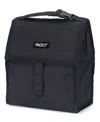 Pack It Black Freezable Lunch Bag In Black