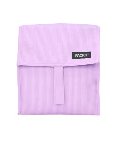 Pack It Nylon 6 Quart Freezable Lunch Bag In Lavendar Corduroy