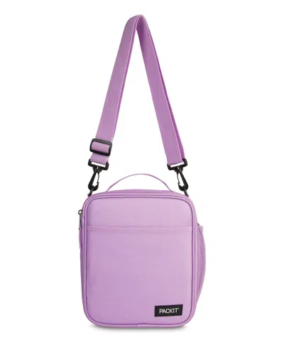 Packit Pack It Freezable 10" Crossbody Lunch Box In Lavender
