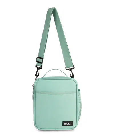 Packit Pack It Freezable 10" Crossbody Lunch Box In Sage