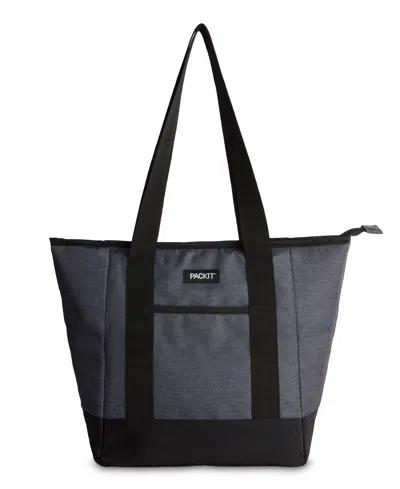 Packit Pack It Freezable 12.5" Can Tote Cooler In City Charcoal