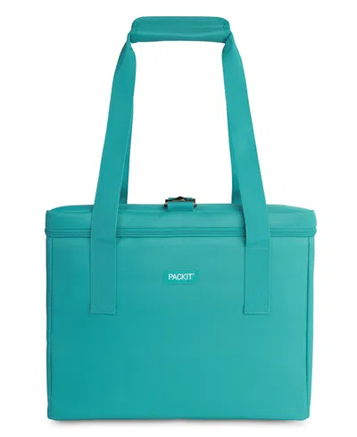 Packit Pack It Freezable 12.5" Market Tote In Teal