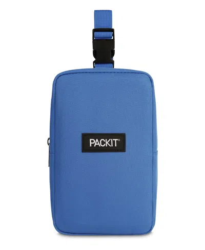 Packit Pack It Freezable 8" Upright Snack Box In Azure