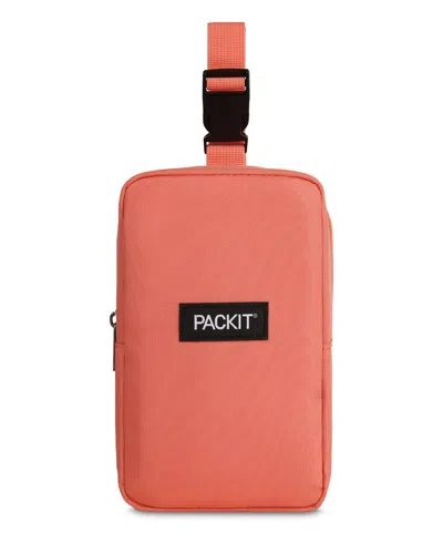Packit Pack It Freezable 8" Upright Snack Box In Papaya