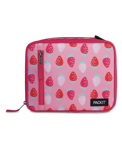 Packit Pack It Freezable Classic 8.25" Lunch Box In Sweet Strawberry