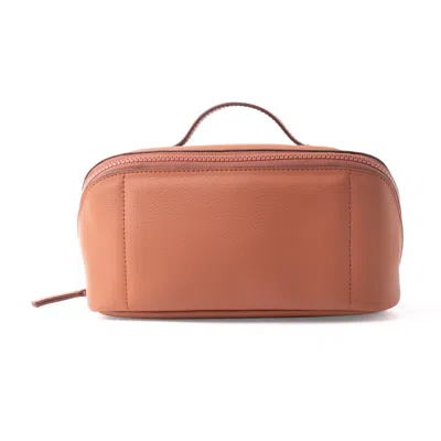 Pack'n Travel Brown Make-up Bag Terracotta