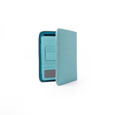 Pack'n Travel Green Ipad Case Turquoise In Metallic