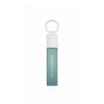 Pack'n Travel Green Keychain Turquoise In Orange