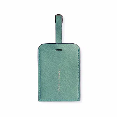 Pack'n Travel Green Luggage Tag Turquoise