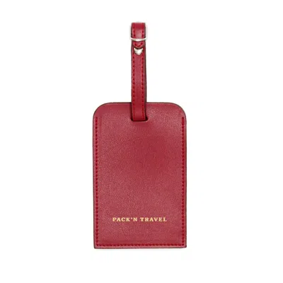 Pack'n Travel Luggage Tag Cherry Red