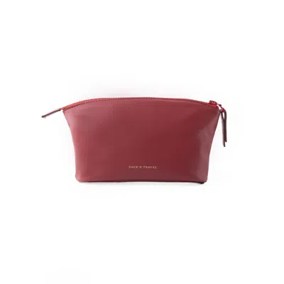 Pack'n Travel Medium Make-up Bag Cherry Red