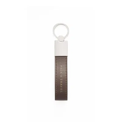Pack'n Travel Neutrals Keychain Beige In Brown