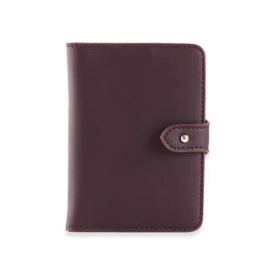 Pack'n Travel Purple Passport Holder Deep Plum