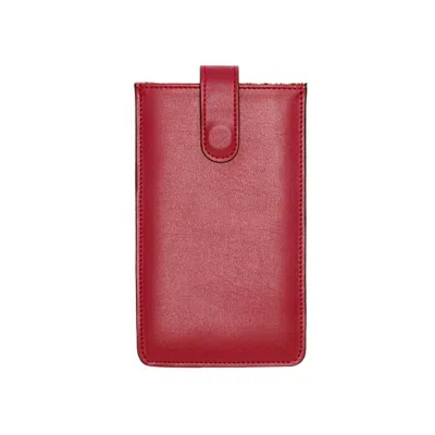 Pack'n Travel Women's Glasses Case Cherry Red In Blue