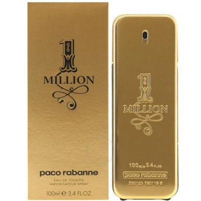 Rabanne Paco  1 Million Men's / Paco  3.3oz (100 Ml) In Orange / White